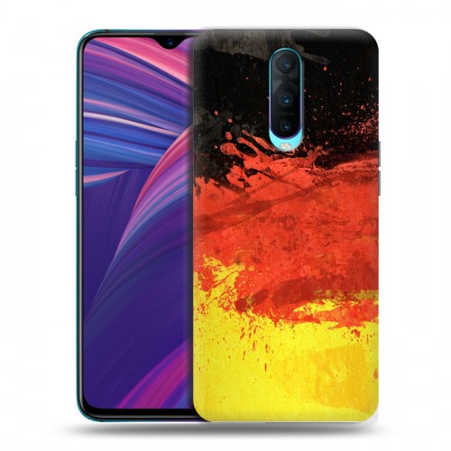 Дизайнерский пластиковый чехол для OPPO RX17 Pro Флаг Германии