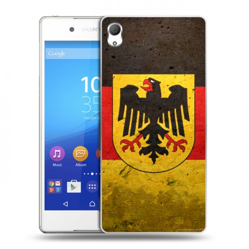 Дизайнерский пластиковый чехол для Sony Xperia Z3+ Флаг Германии