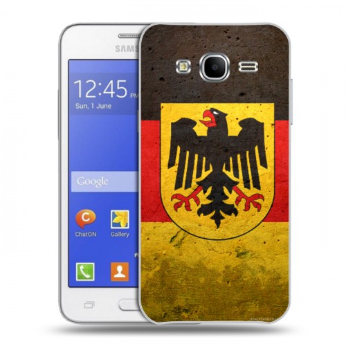 Дизайнерский силиконовый чехол для Samsung Galaxy J7 Флаг Германии