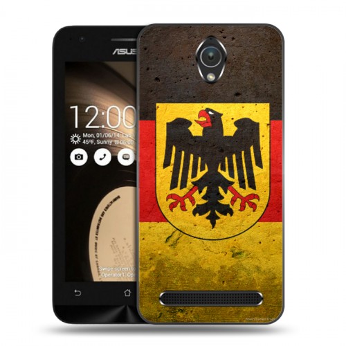 Дизайнерский силиконовый чехол для ASUS Zenfone Go Флаг Германии