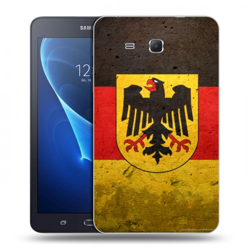 Дизайнерский силиконовый чехол для Samsung Galaxy Tab A 7 (2016) Флаг Германии