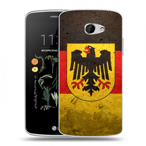 Дизайнерский силиконовый чехол для LG K5 Флаг Германии
