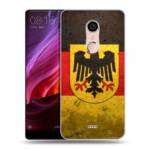 Дизайнерский силиконовый чехол для BQ Strike Selfie Max Флаг Германии
