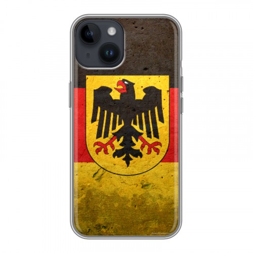 Дизайнерский пластиковый чехол для Iphone 14 Флаг Германии