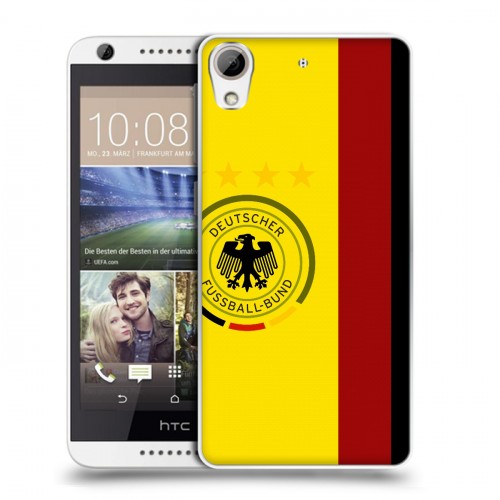 Дизайнерский силиконовый чехол для HTC Desire 626 Флаг Германии