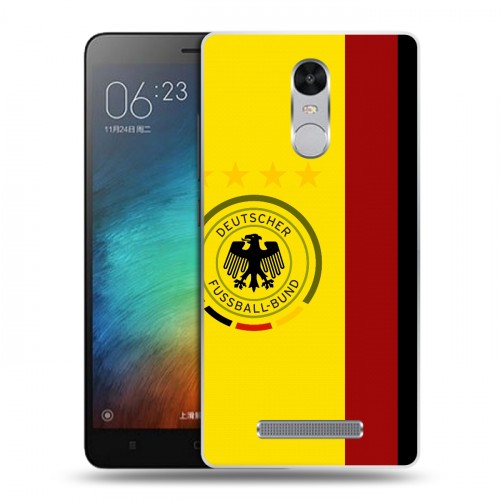 Дизайнерский пластиковый чехол для Xiaomi RedMi Note 3 Флаг Германии