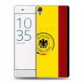 Дизайнерский пластиковый чехол для Sony Xperia XA Флаг Германии
