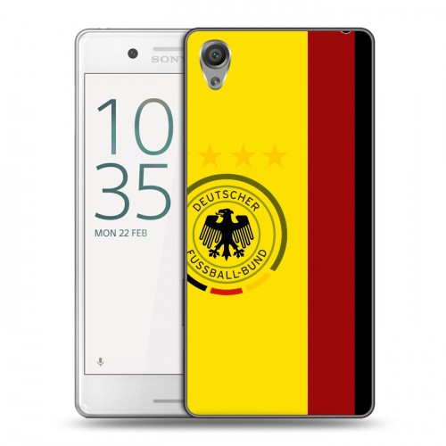 Дизайнерский пластиковый чехол для Sony Xperia X Performance Флаг Германии