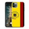 Дизайнерский пластиковый чехол для Iphone 11 Pro Флаг Германии