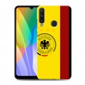 Дизайнерский пластиковый чехол для Huawei Y6p Флаг Германии