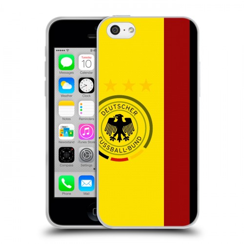 Дизайнерский пластиковый чехол для Iphone 5c Флаг Германии