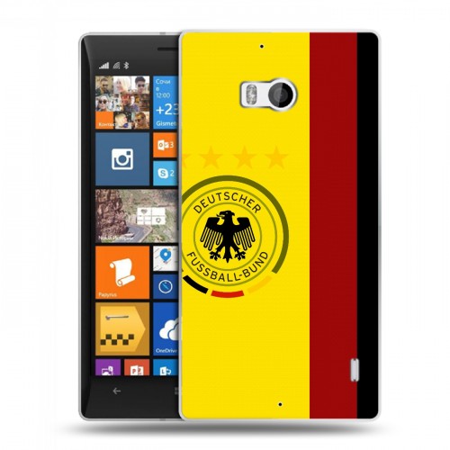 Дизайнерский пластиковый чехол для Nokia Lumia 930 Флаг Германии