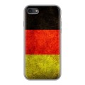 Дизайнерский силиконовый с усиленными углами чехол для Iphone 7 Флаг Германии