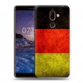 Дизайнерский пластиковый чехол для Nokia 7 Plus Флаг Германии