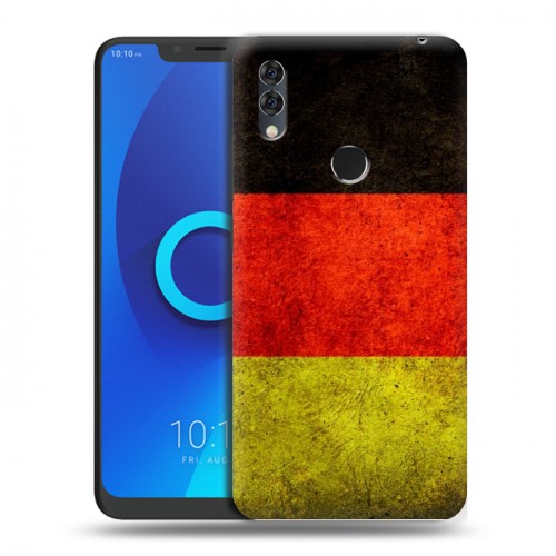 Дизайнерский силиконовый чехол для Alcatel 5V Флаг Германии