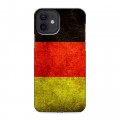 Дизайнерский силиконовый чехол для Iphone 12 Флаг Германии