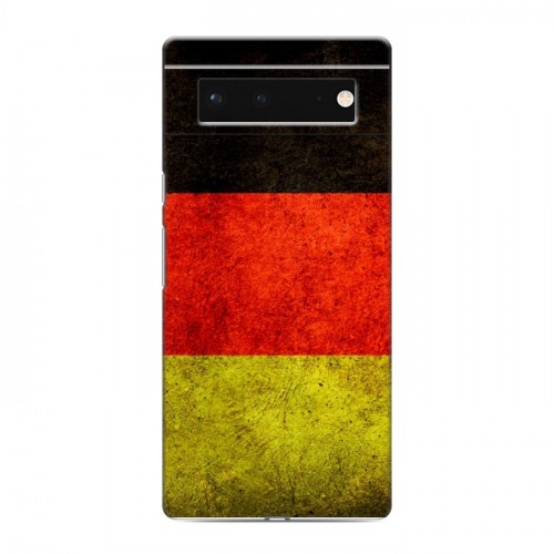 Дизайнерский силиконовый чехол для Google Pixel 6 Флаг Германии