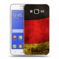Дизайнерский пластиковый чехол для Samsung Galaxy J7 Флаг Германии