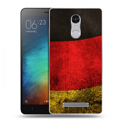 Дизайнерский пластиковый чехол для Xiaomi RedMi Note 3 Флаг Германии