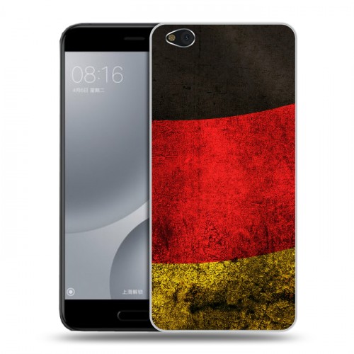 Дизайнерский пластиковый чехол для Xiaomi Mi5C Флаг Германии