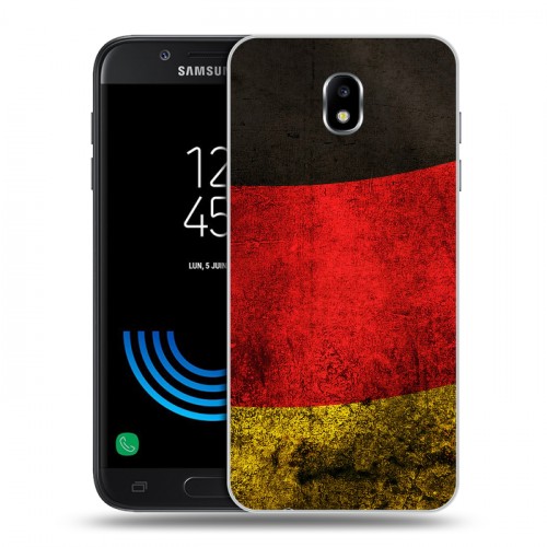 Дизайнерский пластиковый чехол для Samsung Galaxy J5 (2017) Флаг Германии