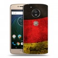 Дизайнерский силиконовый чехол для Motorola Moto G5s Флаг Германии
