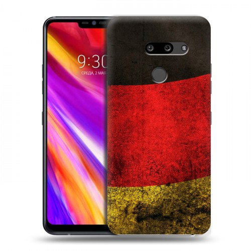 Дизайнерский пластиковый чехол для LG G8 ThinQ Флаг Германии