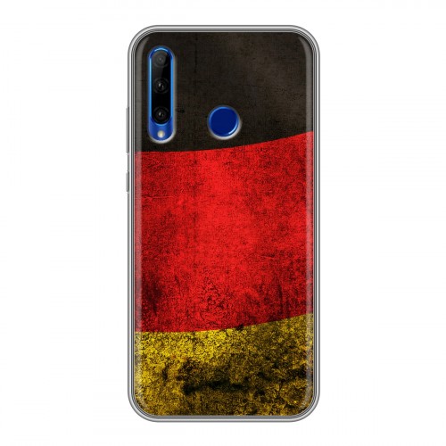 Дизайнерский силиконовый чехол для Huawei Honor 10i Флаг Германии
