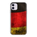Дизайнерский силиконовый чехол для Iphone 11 Флаг Германии