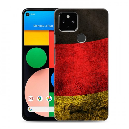 Дизайнерский силиконовый чехол для Google Pixel 4a 5G Флаг Германии