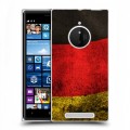 Дизайнерский пластиковый чехол для Nokia Lumia 830 Флаг Германии