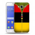 Дизайнерский силиконовый чехол для Samsung Galaxy J7 Флаг Германии
