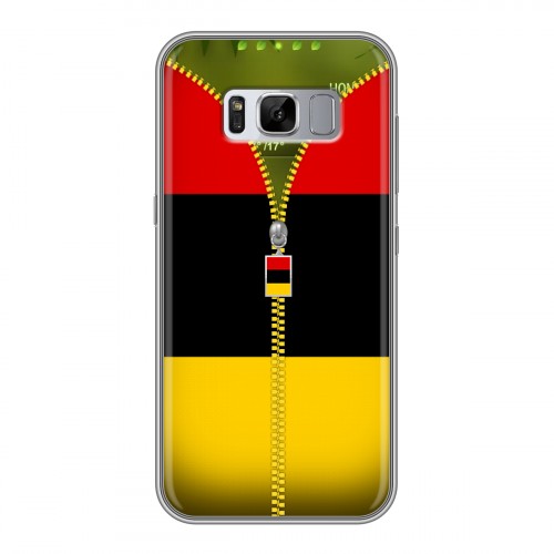 Дизайнерский силиконовый чехол для Samsung Galaxy S8 Plus Флаг Германии
