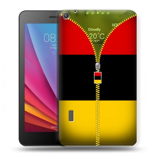 Дизайнерский силиконовый чехол для Huawei MediaPad T3 7 Флаг Германии