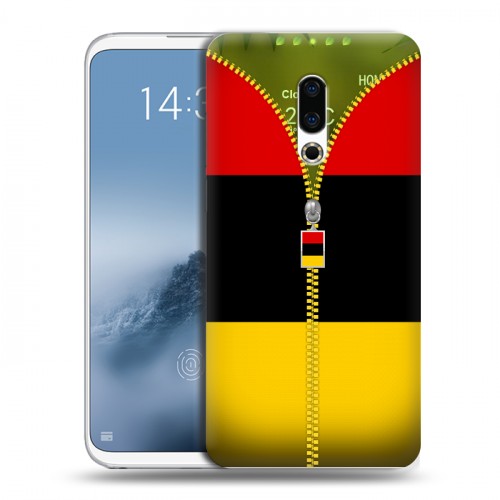 Дизайнерский силиконовый чехол для Meizu 16th Plus Флаг Германии