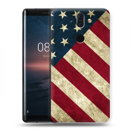 Дизайнерский силиконовый чехол для Nokia 8 Sirocco Флаг США