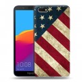 Дизайнерский пластиковый чехол для Huawei Honor 7A Флаг США