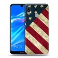 Дизайнерский пластиковый чехол для Huawei Y6 (2019) Флаг США