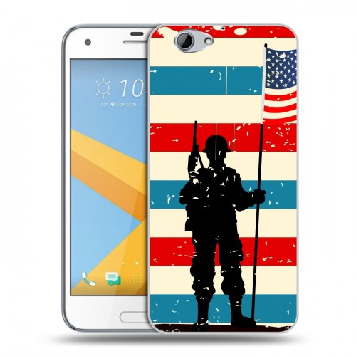 Дизайнерский пластиковый чехол для HTC One A9S Флаг США