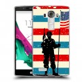 Дизайнерский пластиковый чехол для LG G4 Флаг США