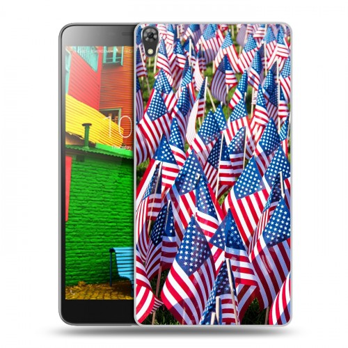Дизайнерский силиконовый чехол для Lenovo Phab Флаг США