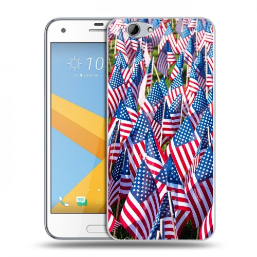Дизайнерский пластиковый чехол для HTC One A9S Флаг США