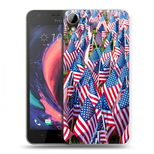 Дизайнерский пластиковый чехол для HTC Desire 10 Lifestyle Флаг США
