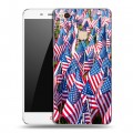 Дизайнерский пластиковый чехол для ZTE Nubia N1 Флаг США