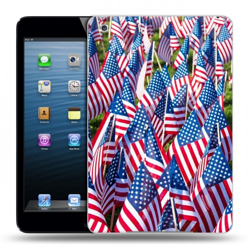 Дизайнерский силиконовый чехол для Ipad Mini Флаг США