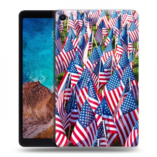 Дизайнерский силиконовый чехол для Xiaomi Mi Pad 4 Plus Флаг США
