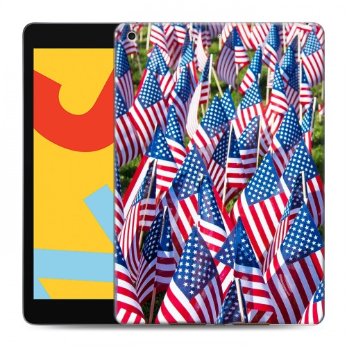 Дизайнерский силиконовый чехол для Ipad 10.2 (2019) Флаг США