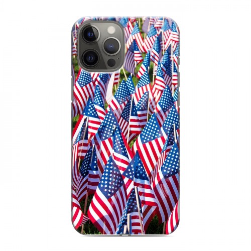 Дизайнерский силиконовый чехол для Iphone 12 Pro Max Флаг США