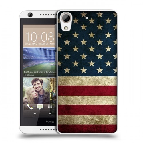 Дизайнерский силиконовый чехол для HTC Desire 626 Флаг США