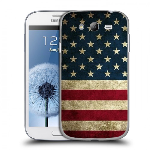 Дизайнерский пластиковый чехол для Samsung Galaxy Grand Флаг США